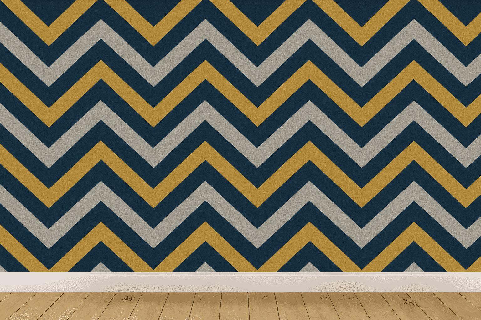 Chevron Offset Chorus decorative wall murals