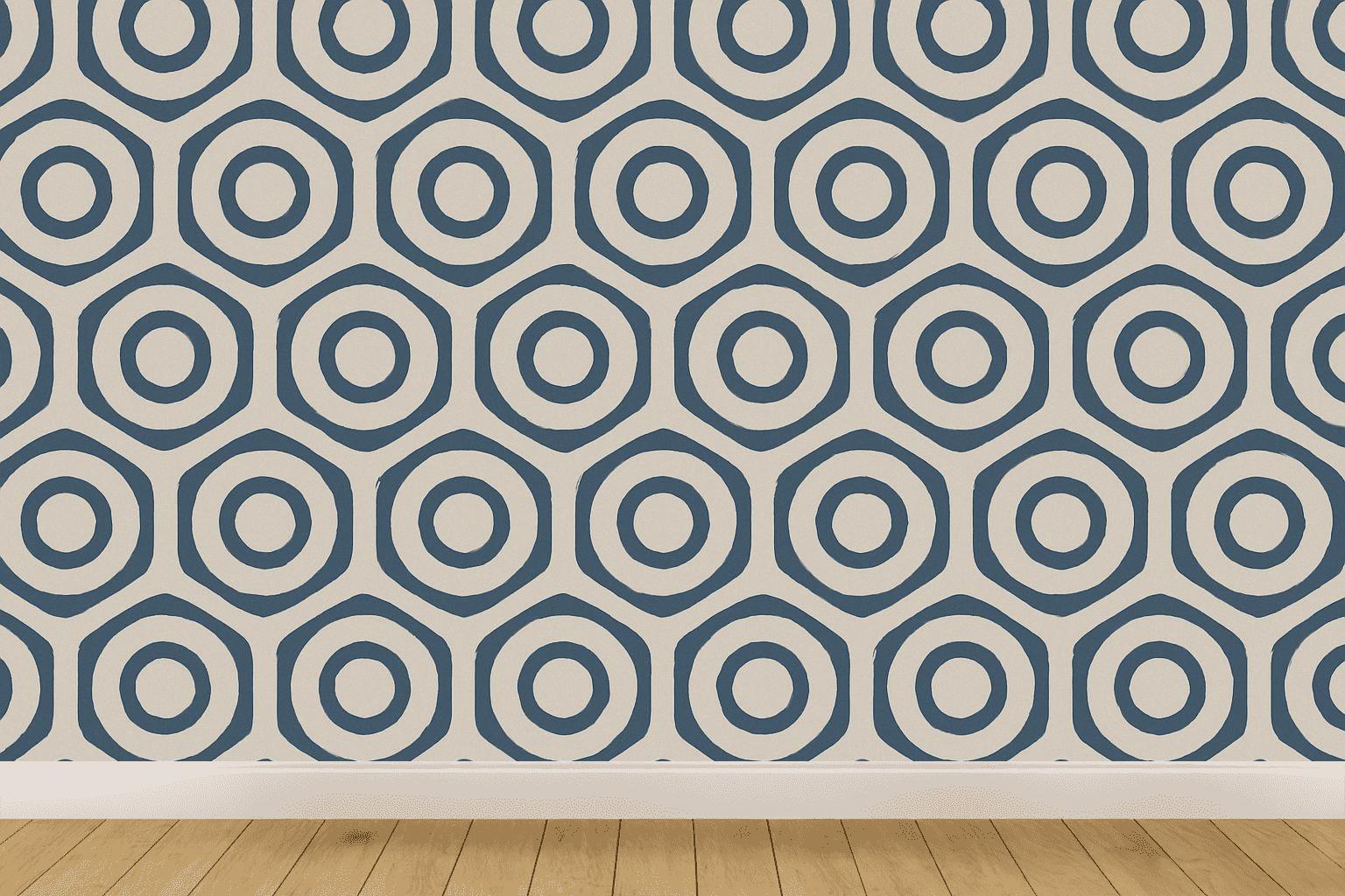 Radial Ring Register trendy peel wallpapers