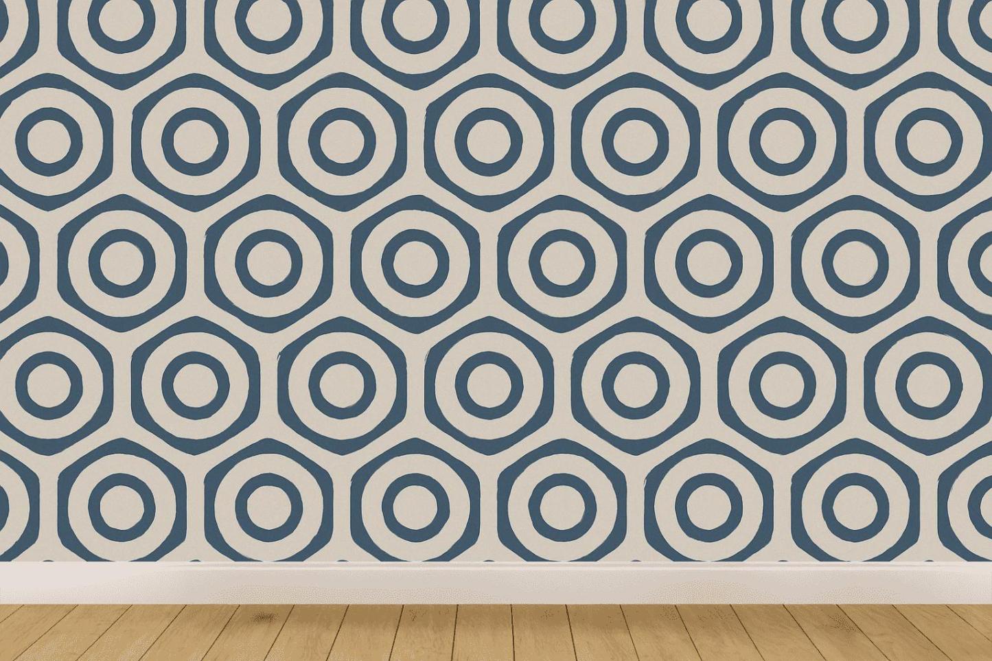 Radial Ring Register trendy peel wallpapers