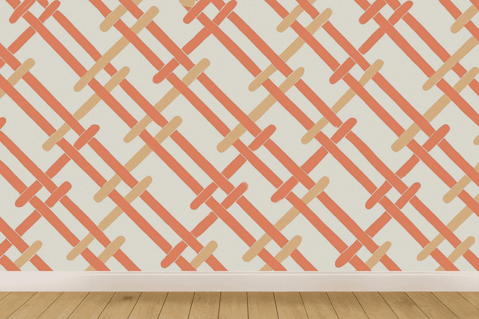 Diagonal Ladder Weave premium wall decorations