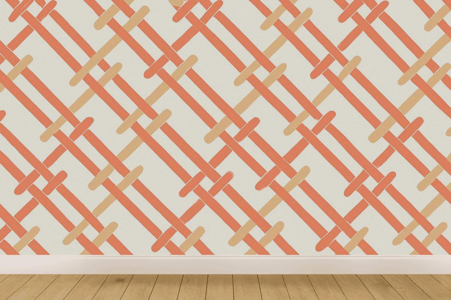 Diagonal Ladder Weave premium wall decorations