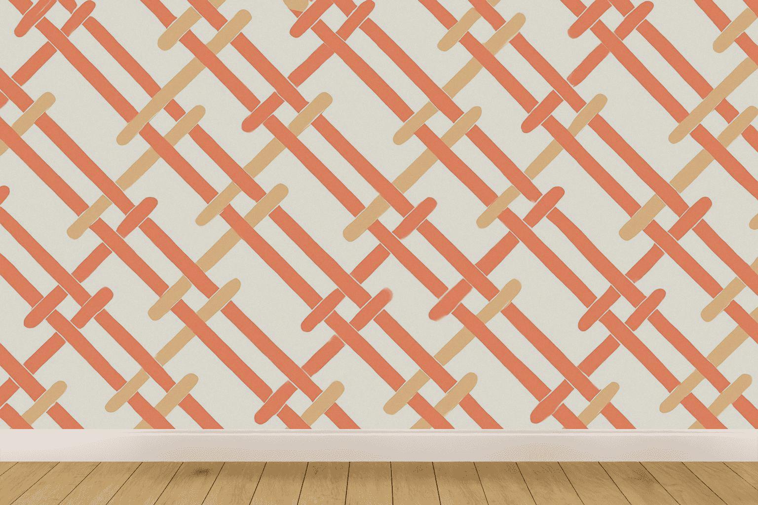 Diagonal Ladder Weave premium wall decorations