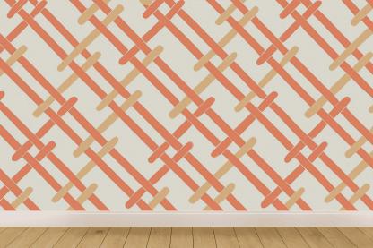 Diagonal Ladder Weave premium wall decorations