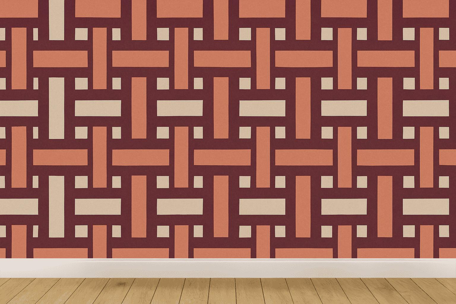 Interlaced Band Lattice premium wall decorations