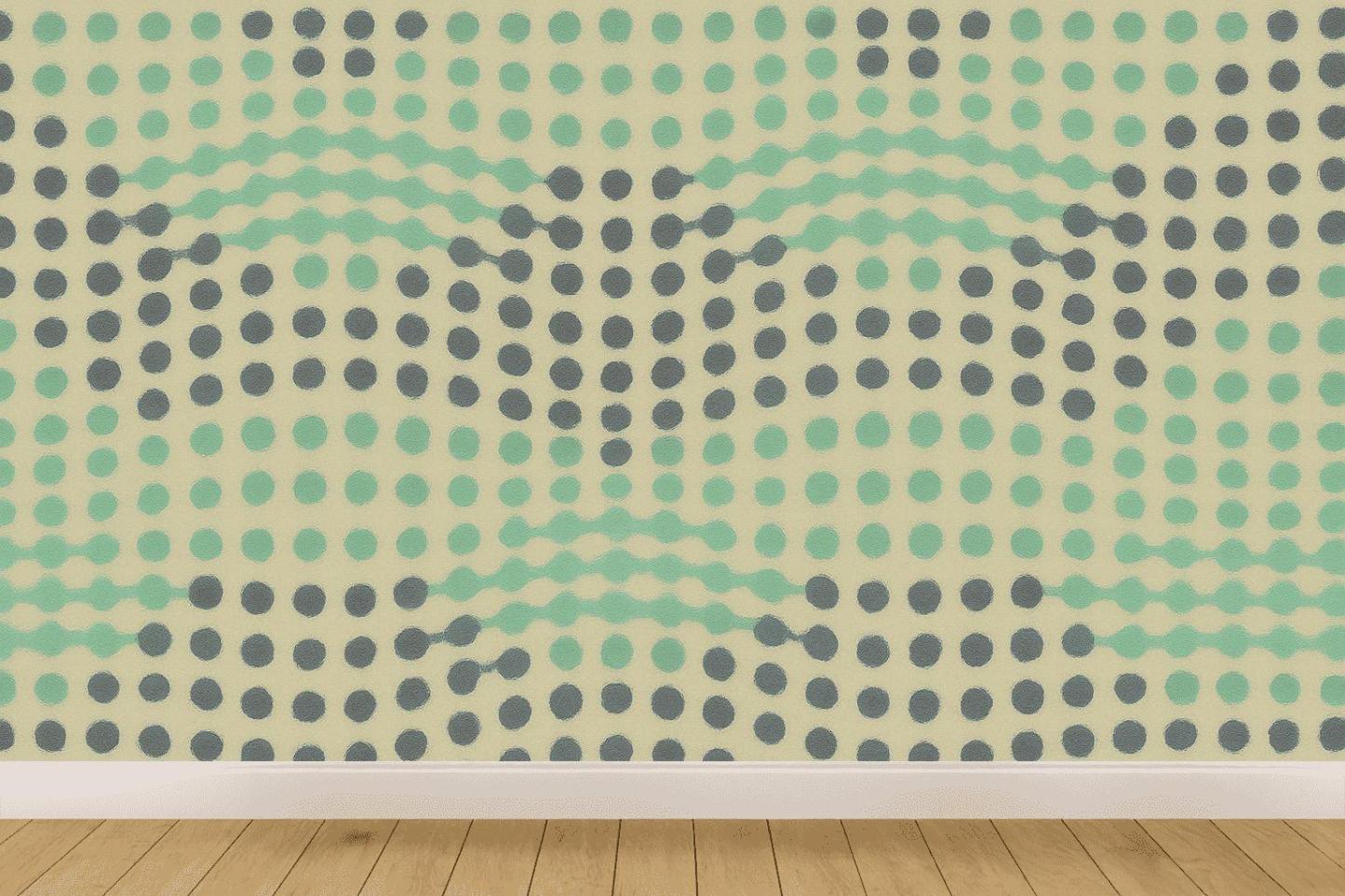 Dot Matrix Vapor decorative wall murals