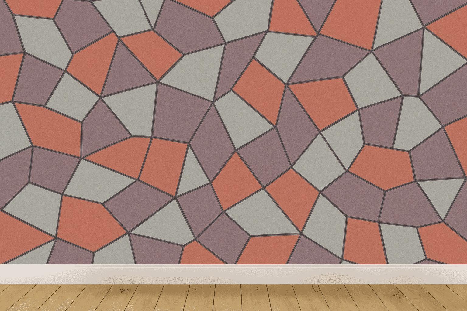 Cellular Shard Mosaic trendy peel wallpapers