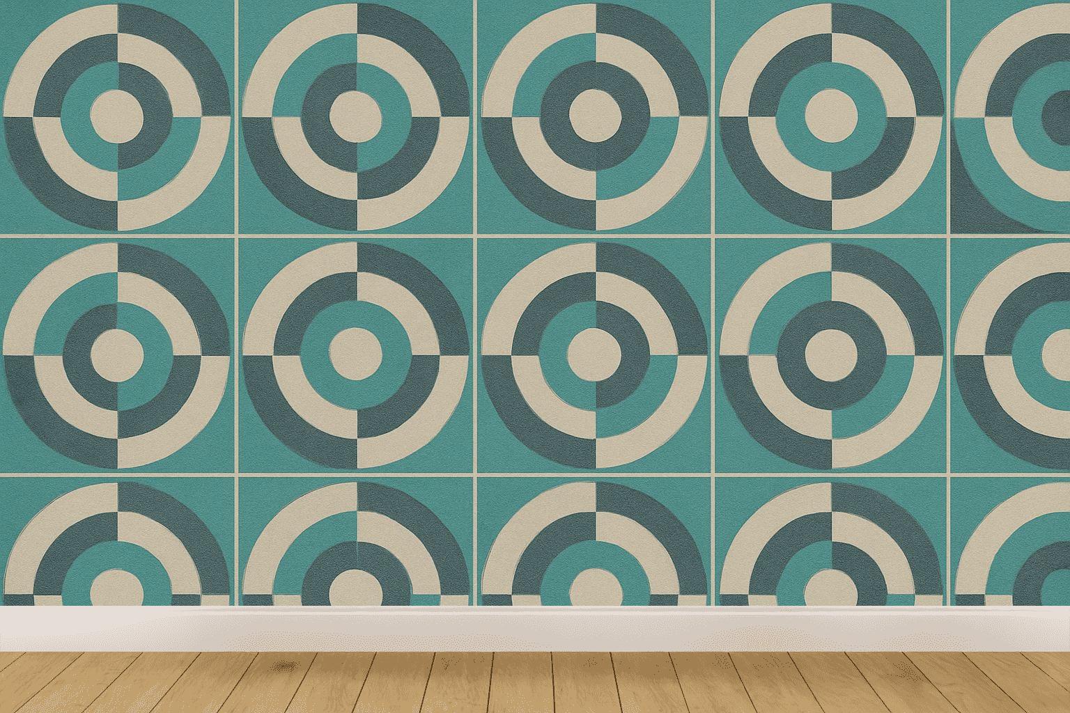 Radial Ring Register trendy peel wallpapers