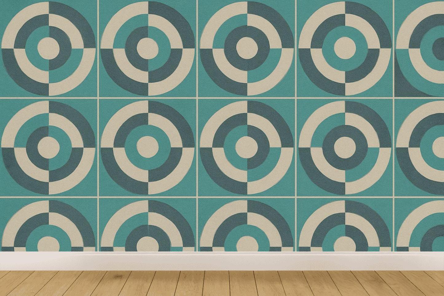 Radial Ring Register trendy peel wallpapers