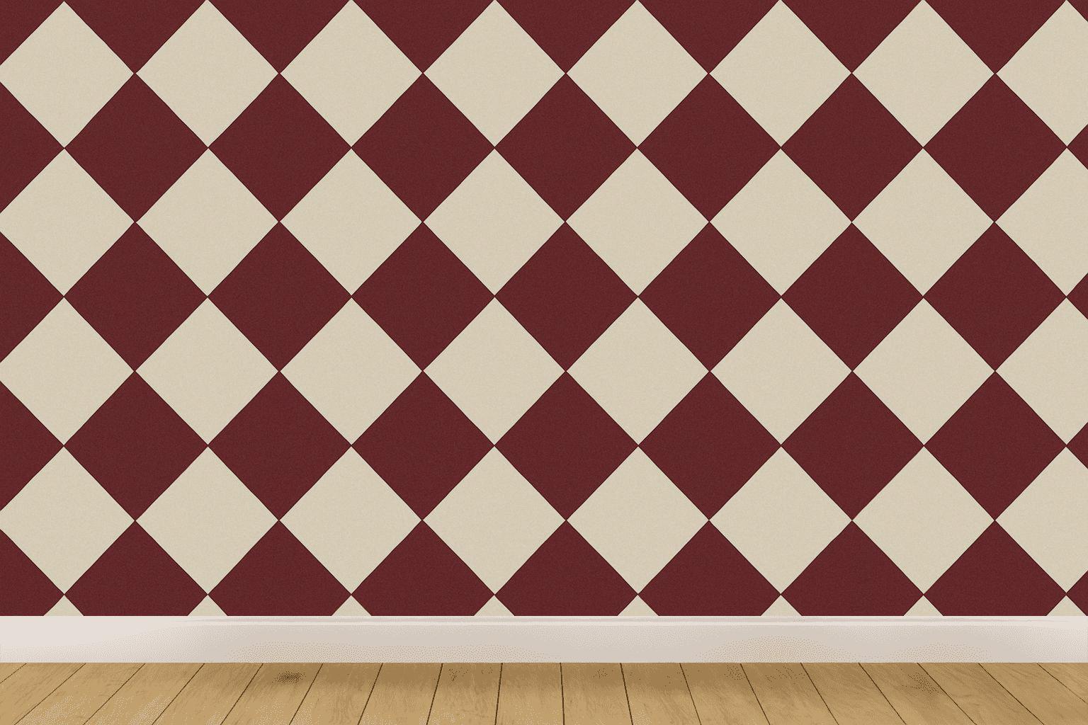 Stacked Diamond Panel trendy peel wallpapers