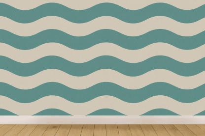 Sine Stripe Stack decorative wall murals