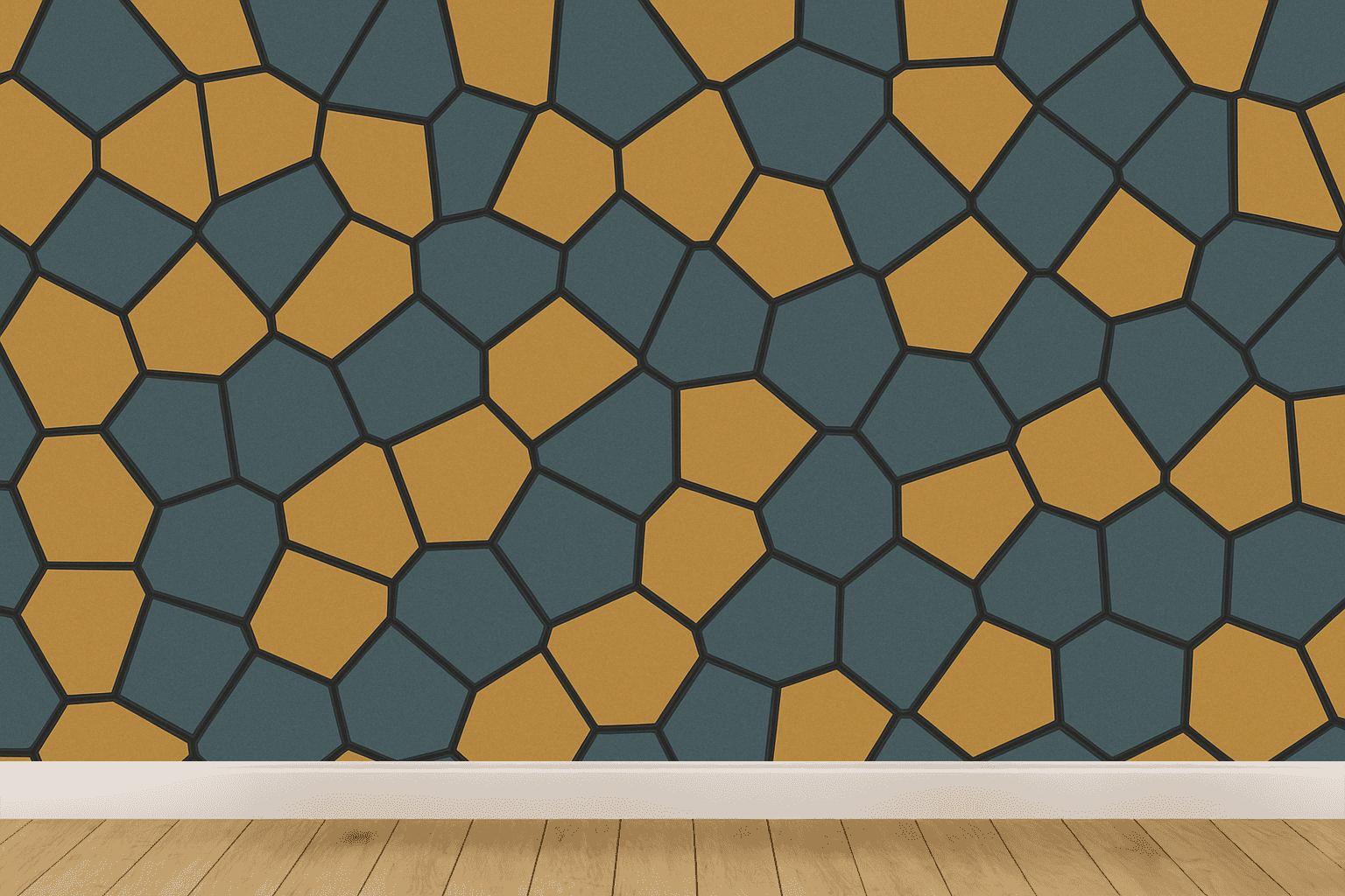 Cellular Shard Mosaic decorative wall murals