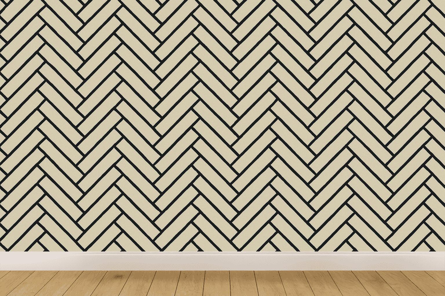 Parallel Crossline Study premium wall decorations