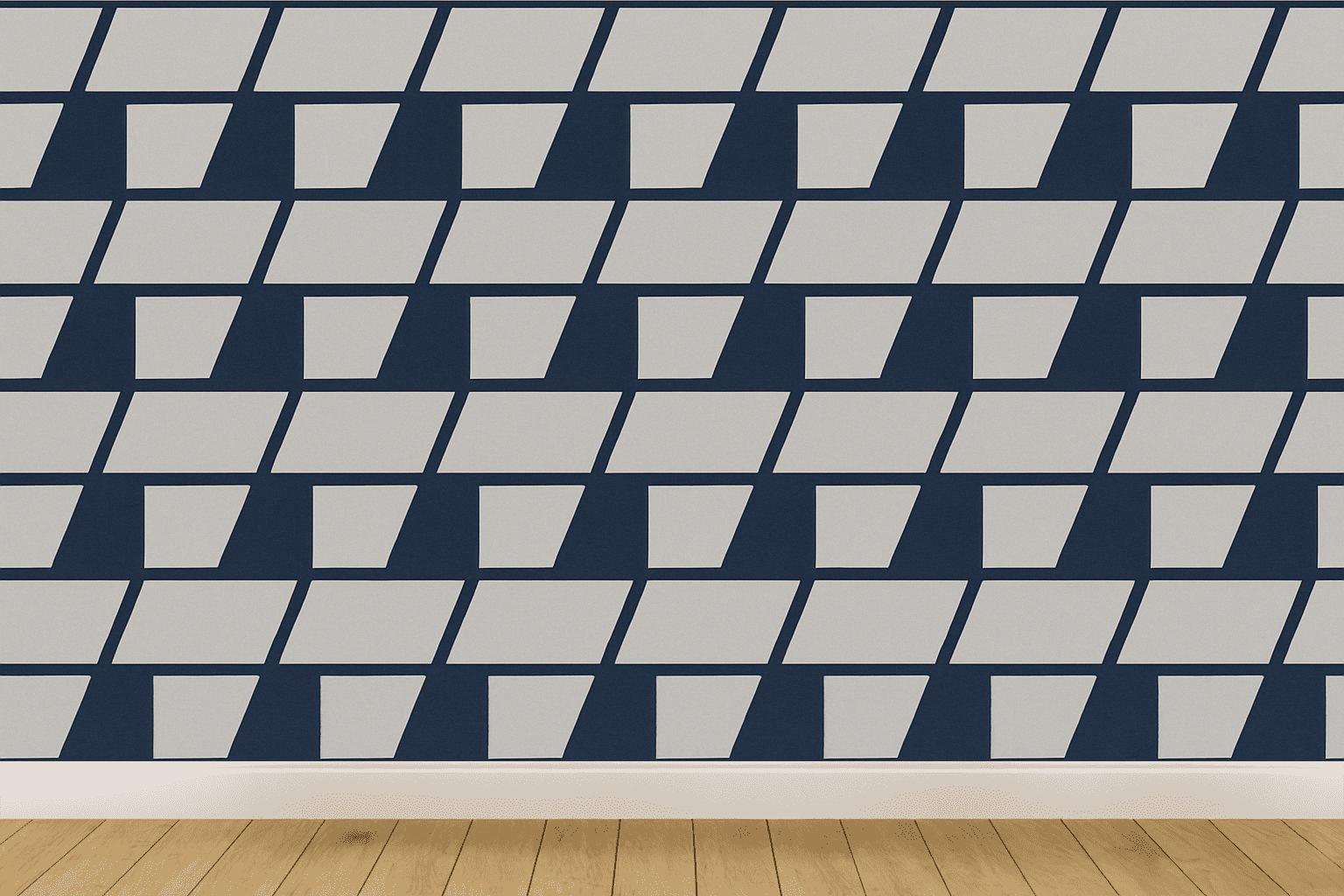 Sheared Grid Glide wallpapers for interior design