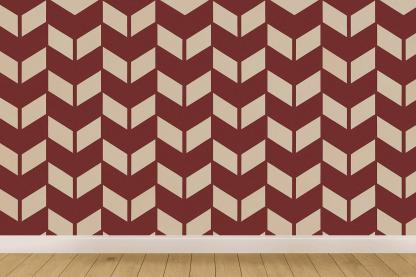 Stacked Rhombus Array personalized wall coverings