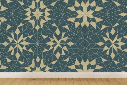 Angular Quilt Mosaic trendy peel wallpapers