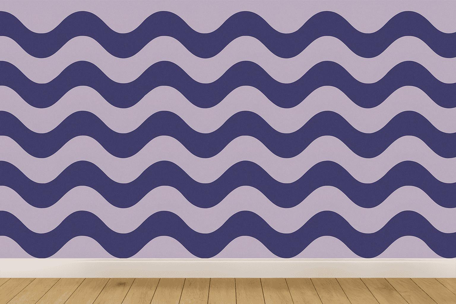 Banded Sine Register decorative wall murals