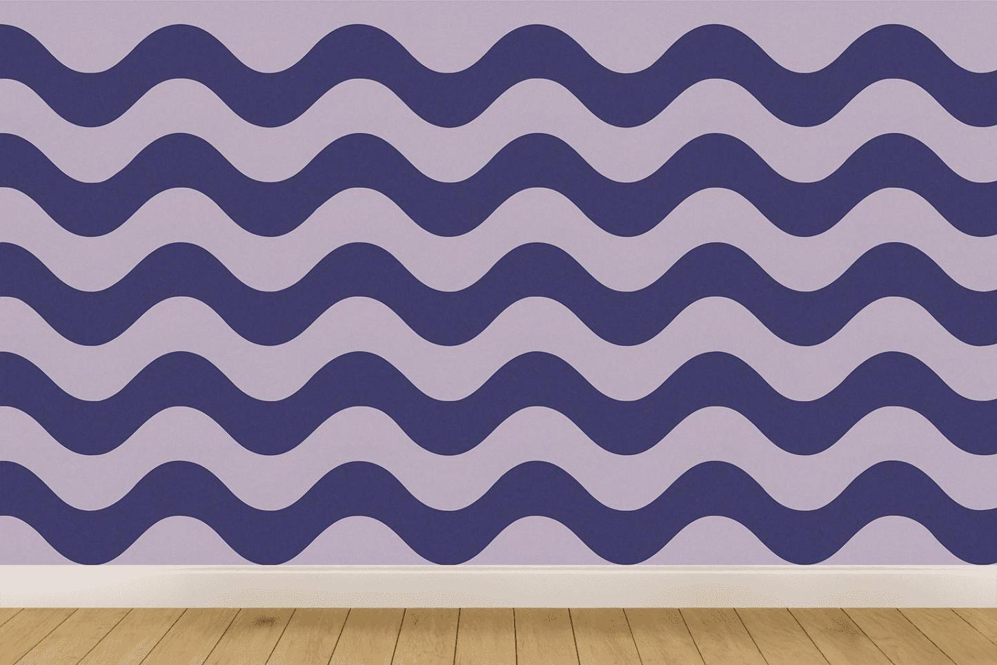 Banded Sine Register decorative wall murals
