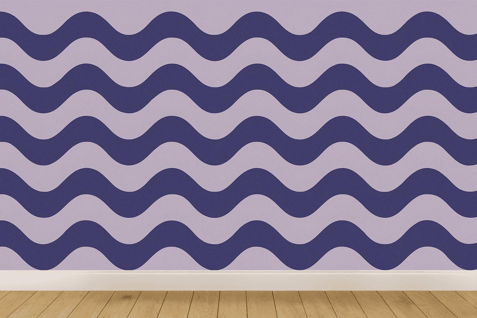 Banded Sine Register decorative wall murals