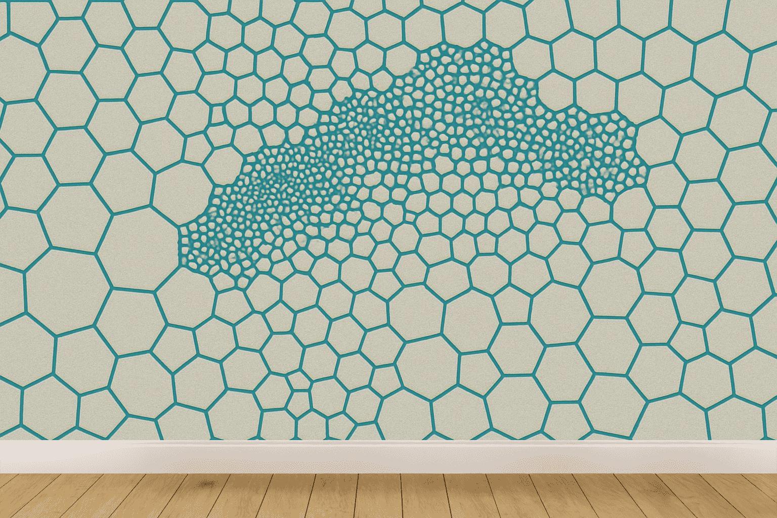 Foam Cell Partition wallpapers for interior design