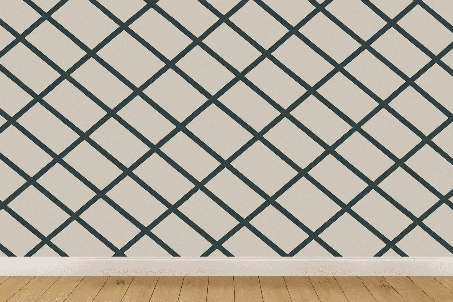 Sheared Grid Glide wallpapers for interior design