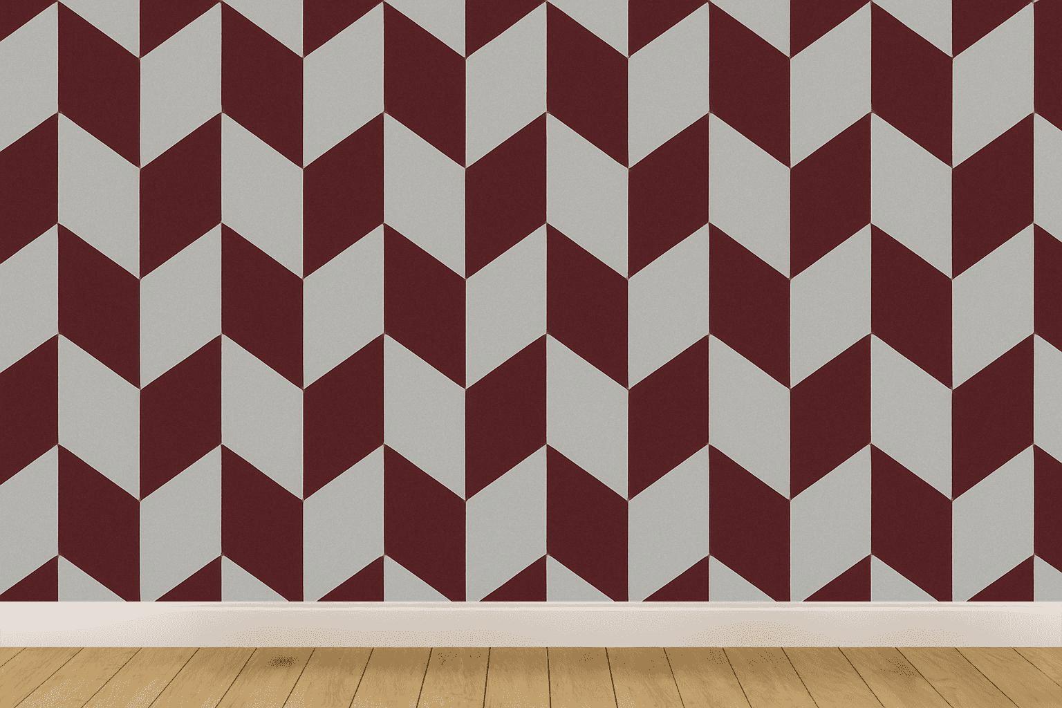 Stacked Rhombus Array decorative wall murals