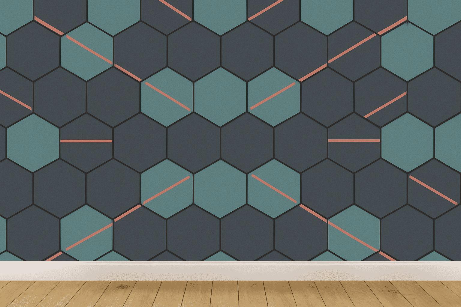 Hex Drift Lattice Remix stylish home wallpapers
