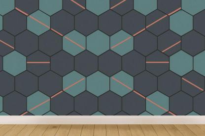 Hex Drift Lattice Remix stylish home wallpapers