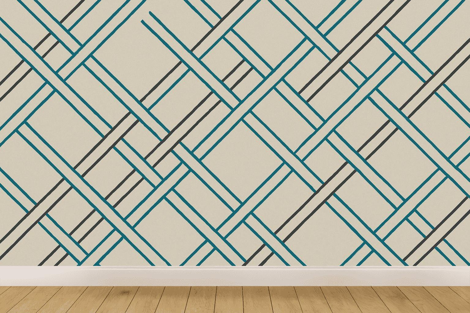 Orbit Trace Line Weave premium wall decorations