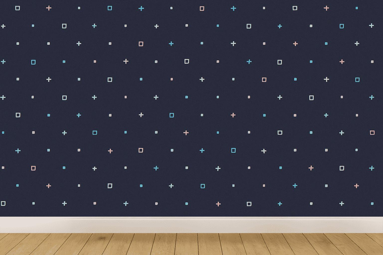 Stellar Byte Scatter personalized wall coverings