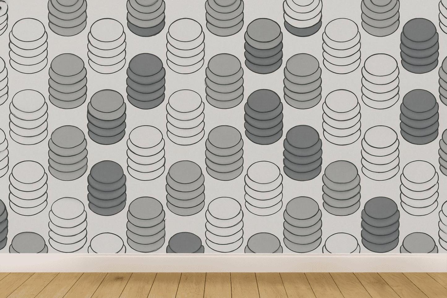 Lunar Ring Ladder designer printed wallpapers