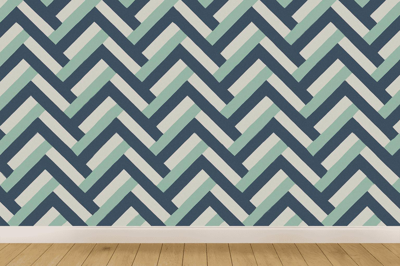 Comet Trail Herringbone custom wallpapers