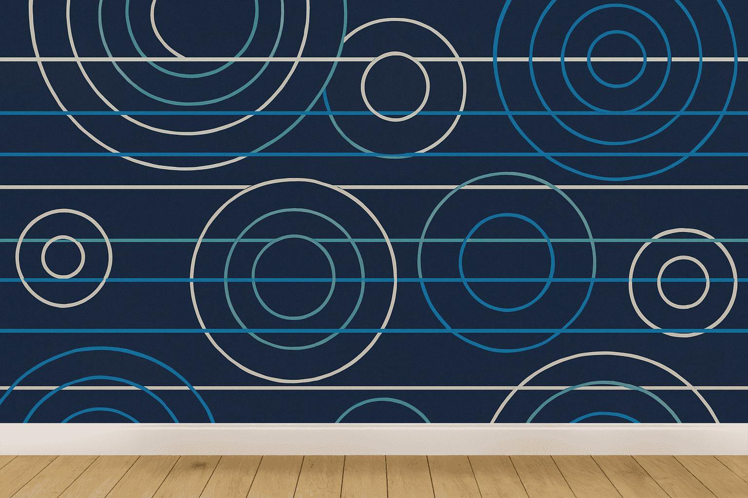 Orbital Line Interference stylish home wallpapers