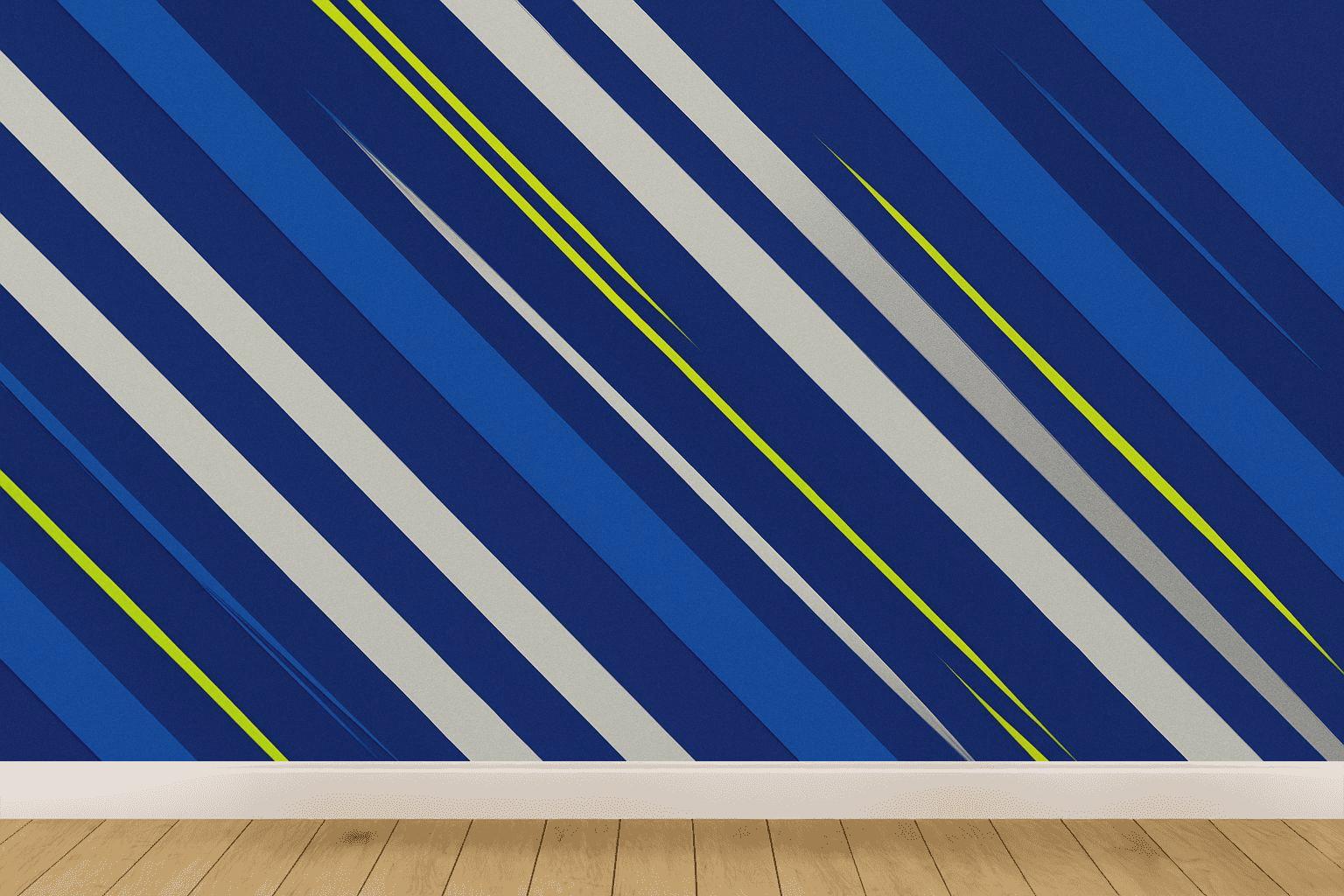 Comet Trail Stripefield designer printed wallpapers