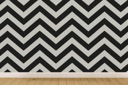 Binary Chevron Pulse personalized wall coverings