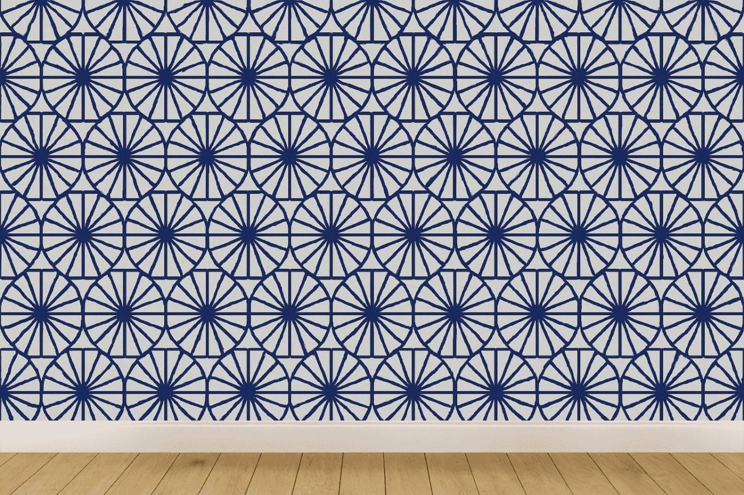 Radial Line Tessellation unique pattern wallpapers