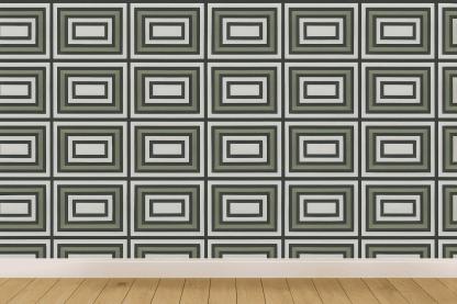 Concentric Bar Circuit decorative wall murals