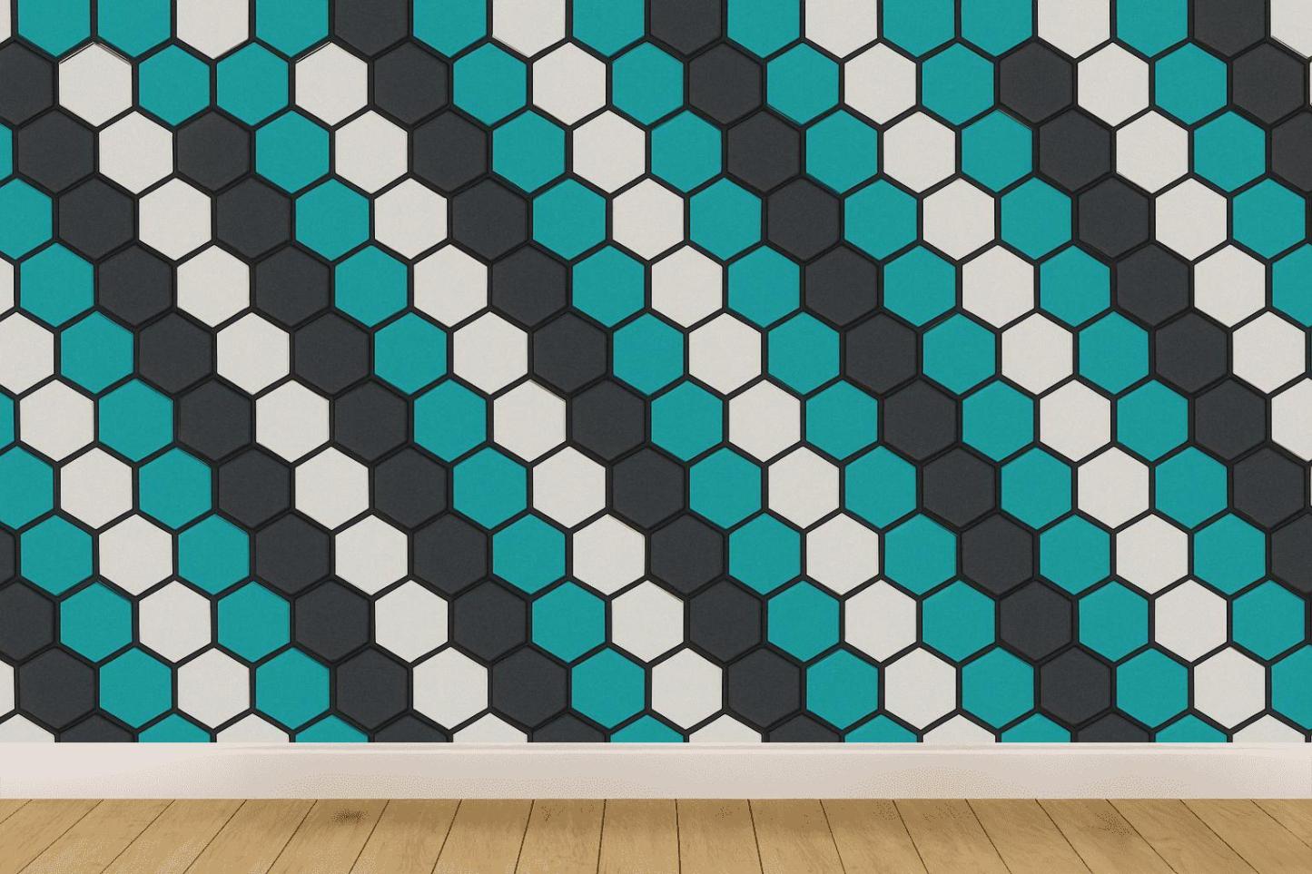 Hex Pulse Mesh stylish home wallpapers