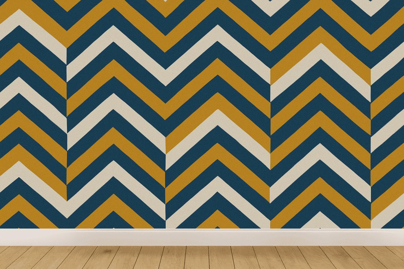 Interlocking Chevron Field premium wall decorations