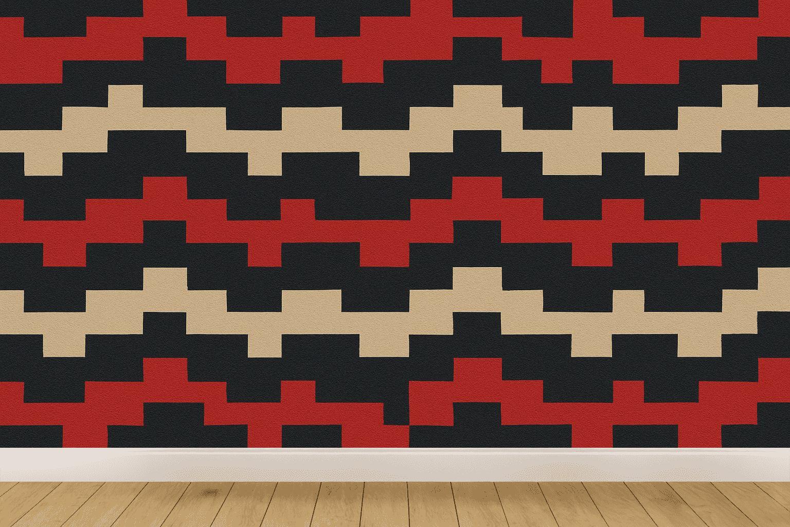 Stepped Stripe Circuit trendy peel wallpapers