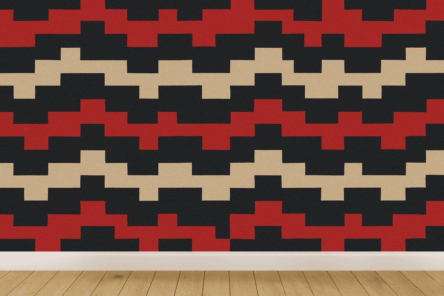 Stepped Stripe Circuit trendy peel wallpapers