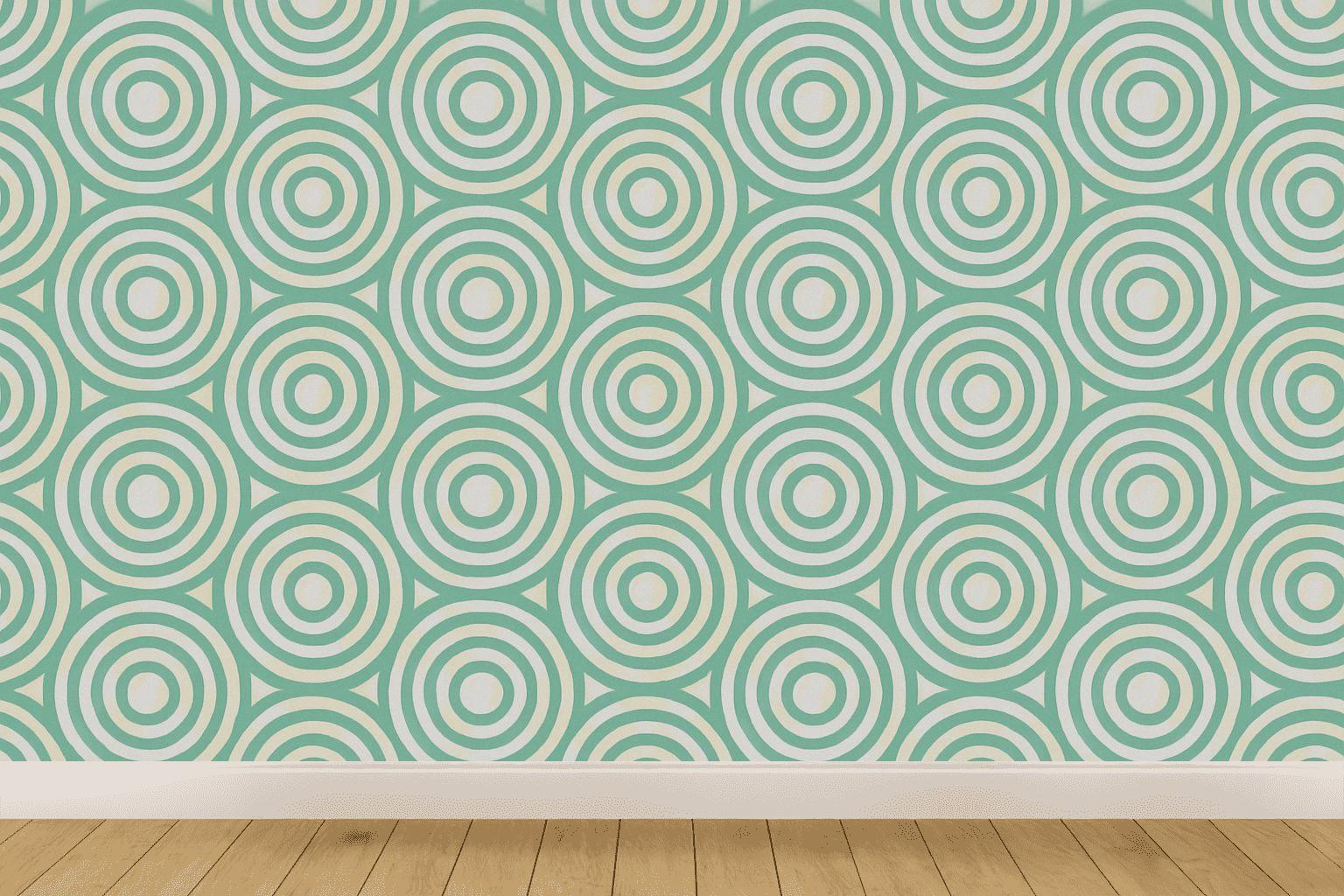 Radial Ring Register personalized wall coverings