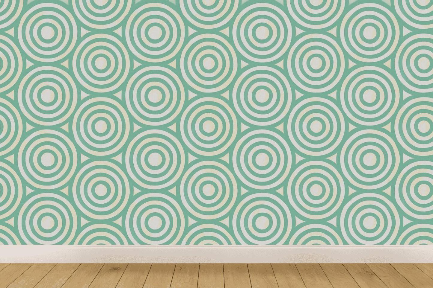 Radial Ring Register personalized wall coverings