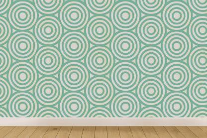 Radial Ring Register personalized wall coverings