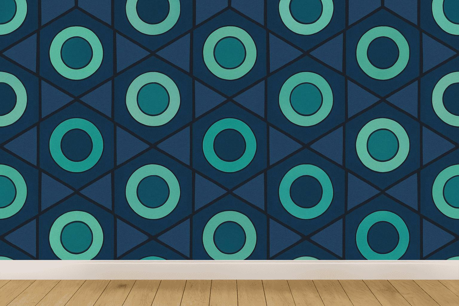 Galaxy Ring Tessellation decorative wall murals