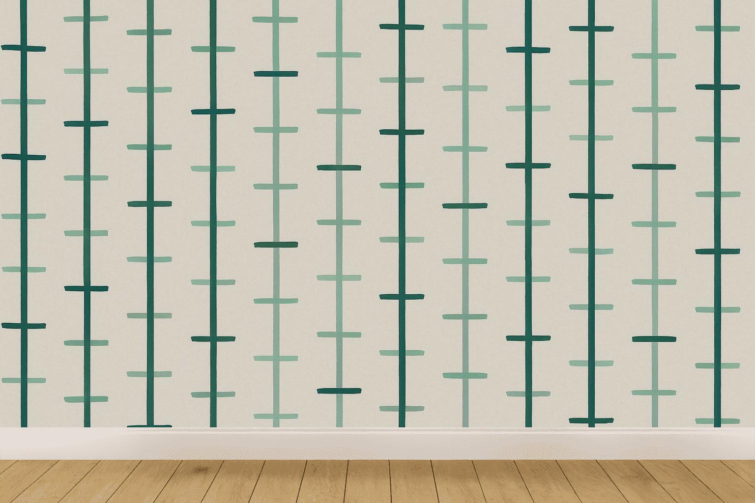 Staggered Line Orchard wallpapers for interior design