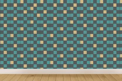 Pixel Drift Field personalized wall coverings