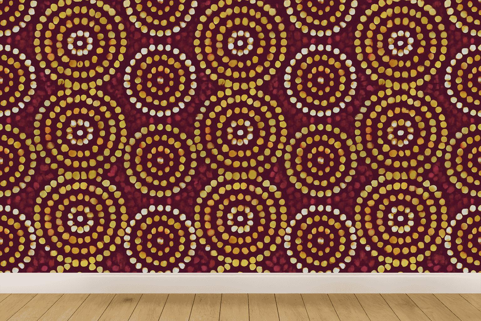 Quantum Dot Orbit Bands decorative wall murals