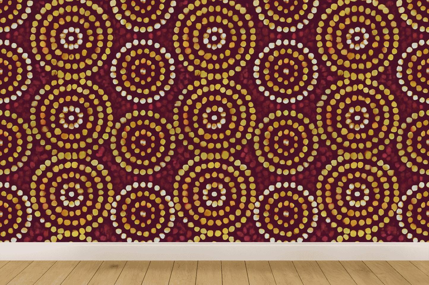 Quantum Dot Orbit Bands decorative wall murals