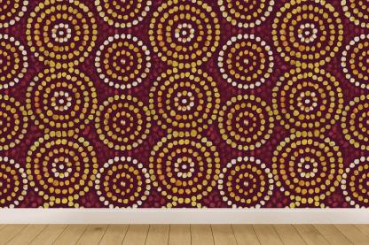 Quantum Dot Orbit Bands decorative wall murals