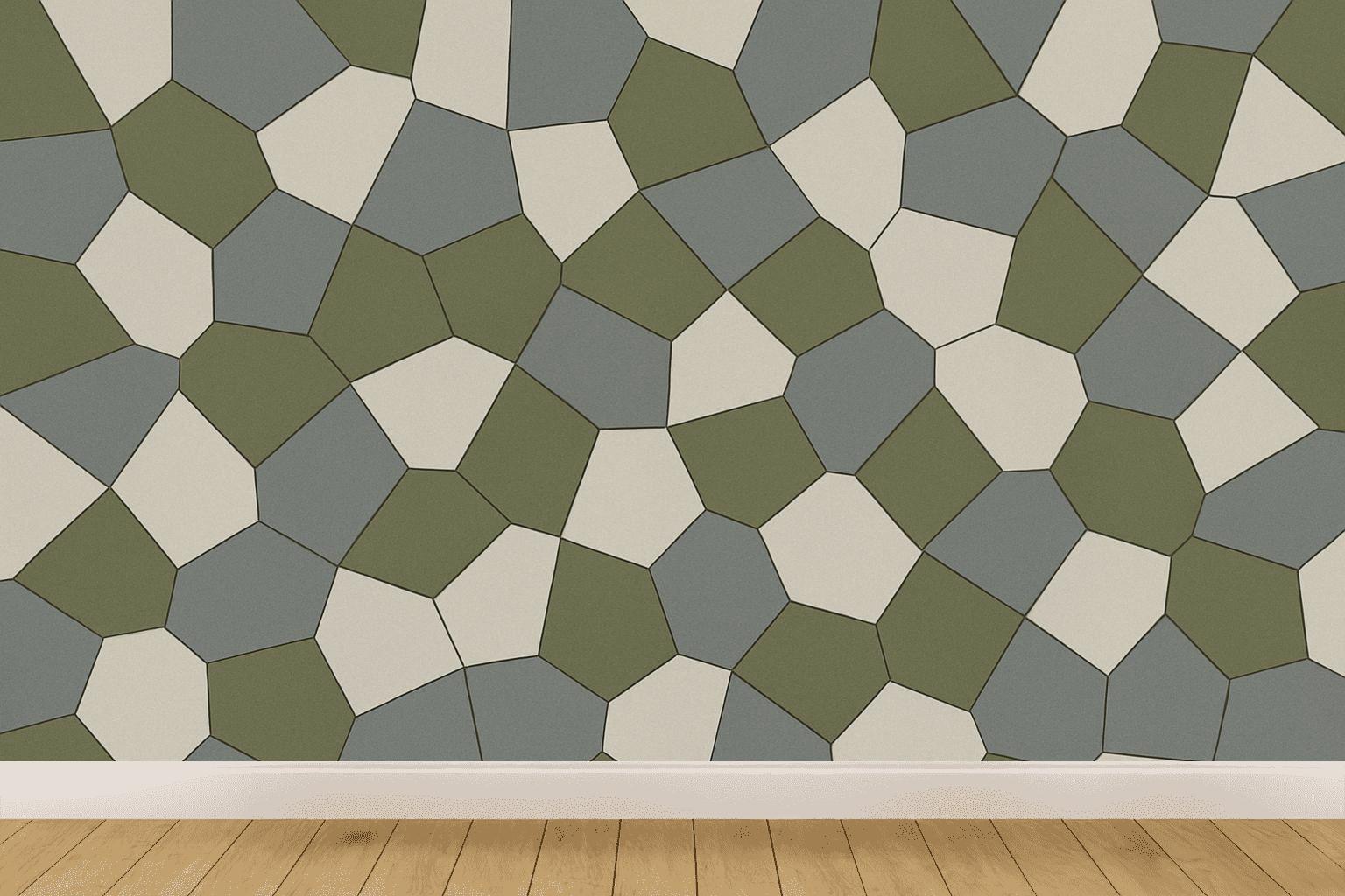 Asteroid Shard Tesserae designer printed wallpapers